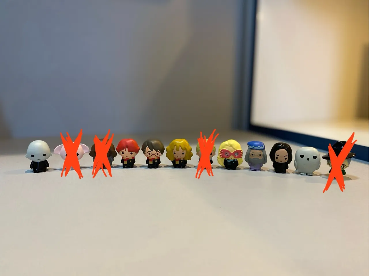 Miniaturas Harry Potter - 8 Personagens