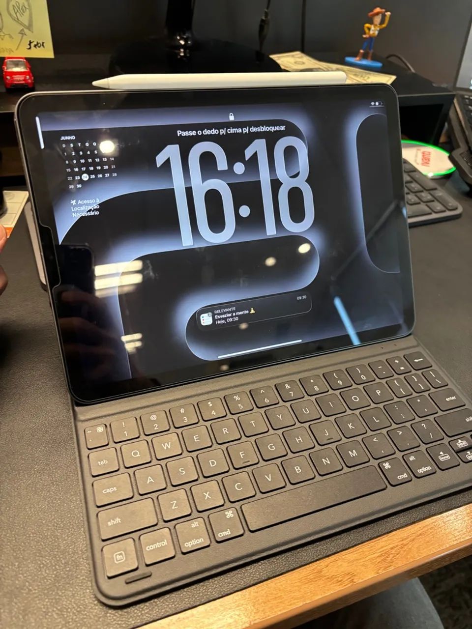 iPad Air M1 com capa e Apple Pencil - Foto 3