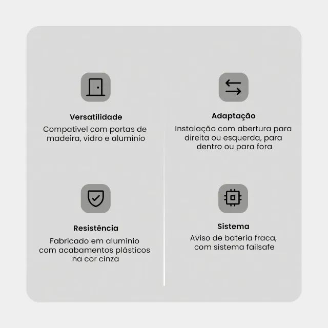 Promoção Fechadura Eletrônica Porta de Vidro - Foto 4
