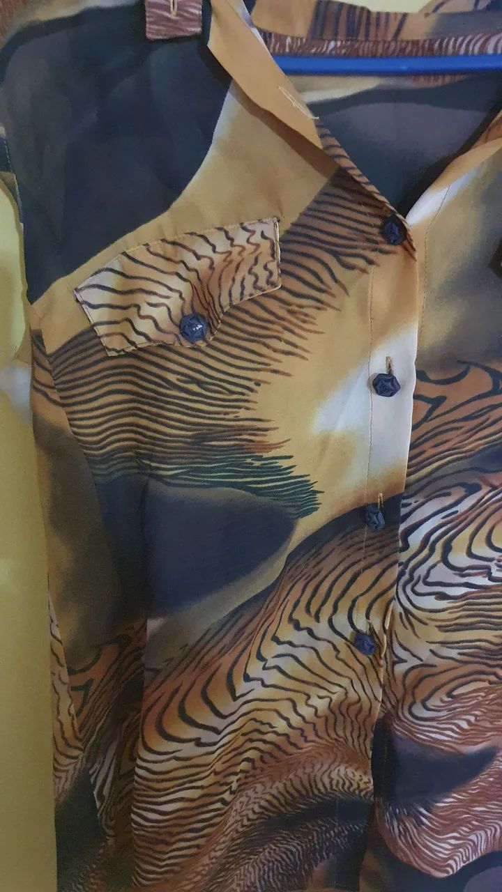 Blusa de seda estampada - Foto 2