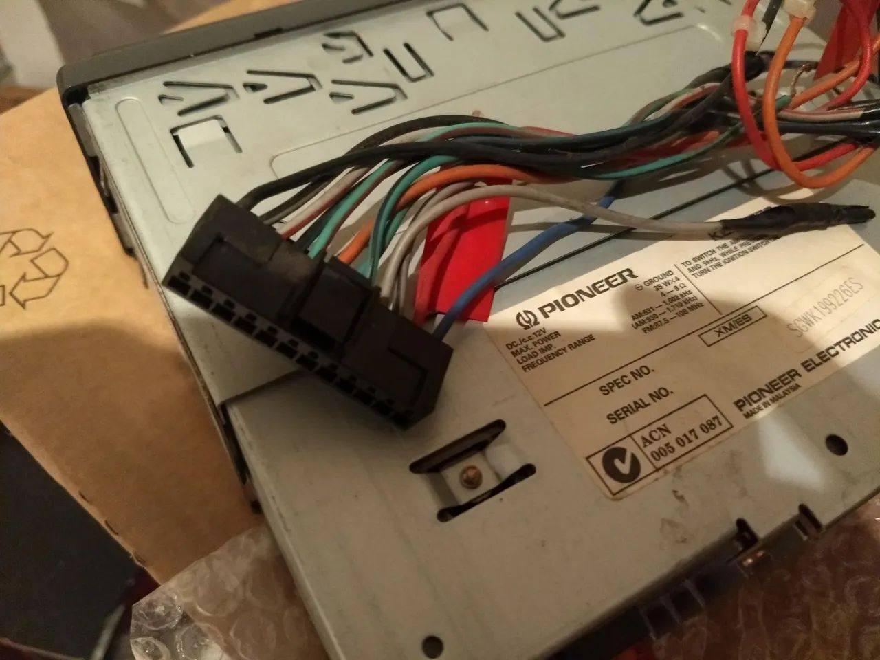 Som automotivo Pioneer KEH-1750 antigo - Foto 3