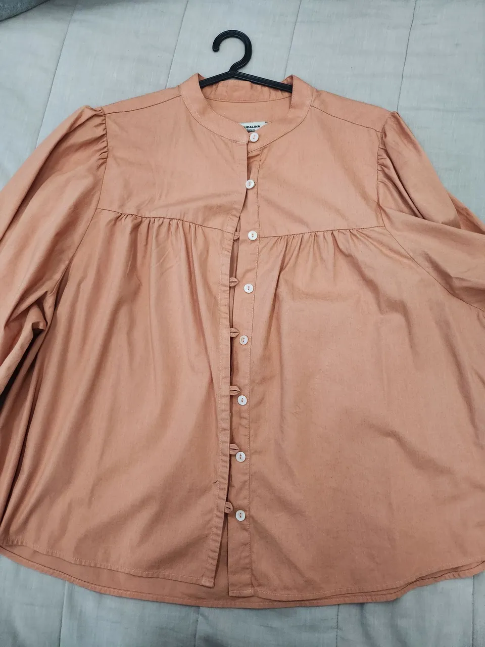 Blusa Manga Longa bufante Feminina Dudalina