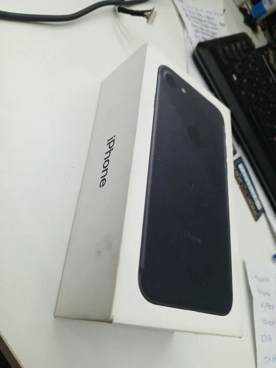Caixa para iPhone 7 32 GB preto matte  - Foto 2