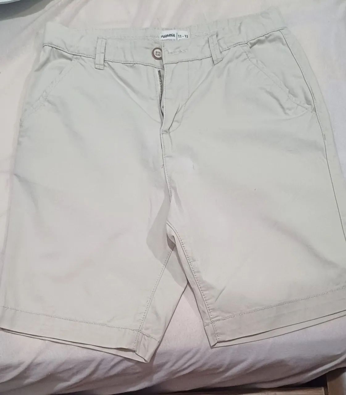 Bermuda Bege Infantil - 11/12
