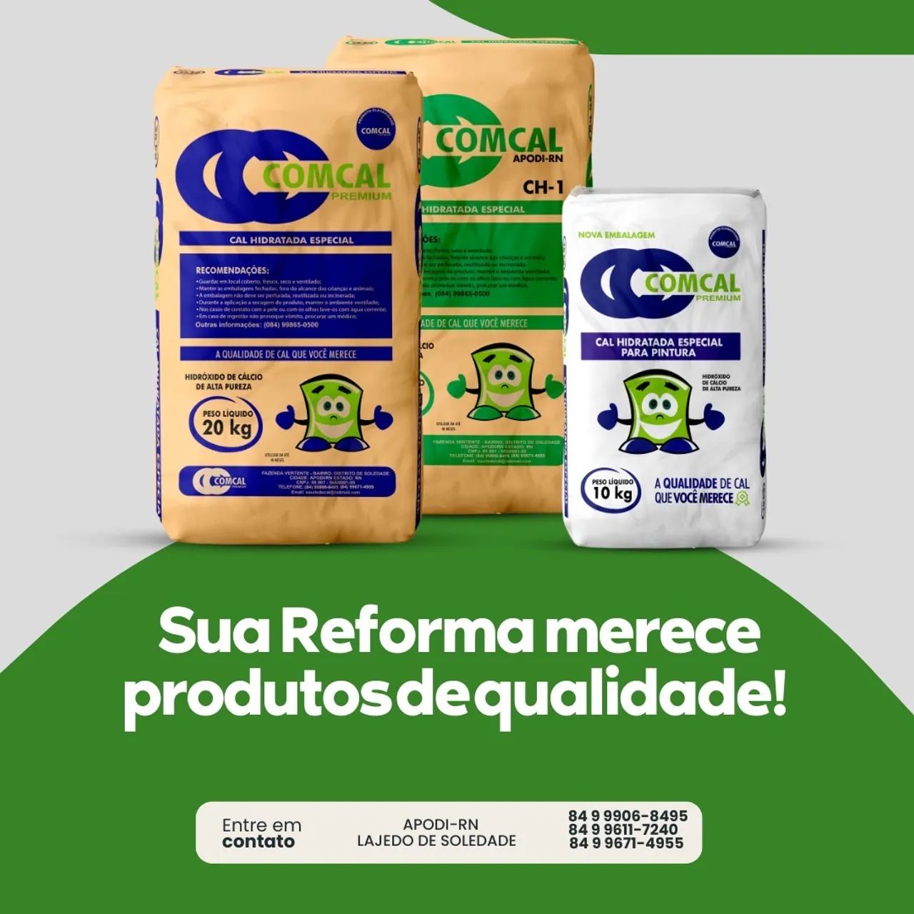 Cal virgem e cal hidratada - Outros itens para agro e indústria ...