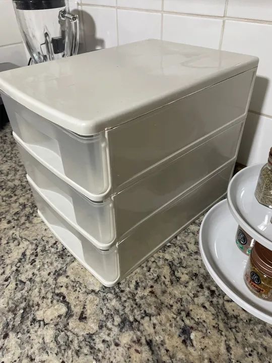 Organização para sua cozinha: Gaveteiro de 3 gavetas - Foto 3