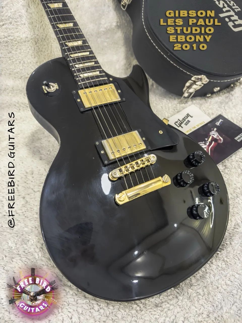 Gibson Les Paul Studio 2010 - Ebony - USA | Hard Case Original +