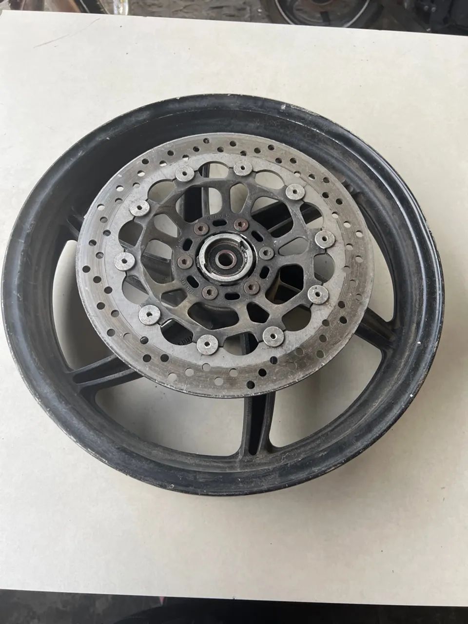 Roda Dianteira e Disco Kasinski Comet 250 10/12 Original 