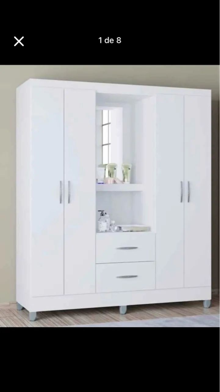 PROMOÇÃO GUARDA ROUPA SOLTEIRO 