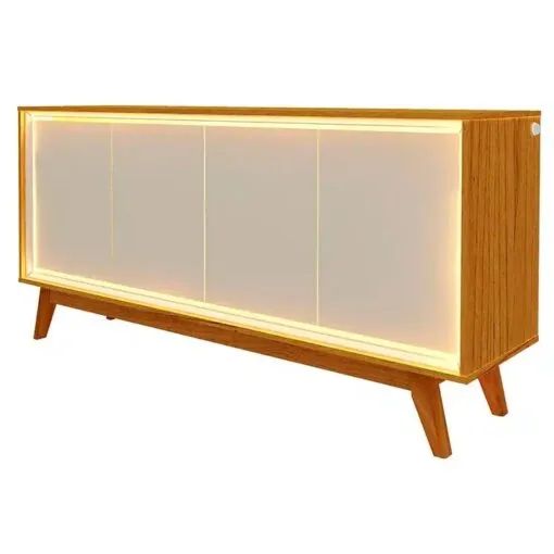 Buffet Requinte Naturale/off White - Gelius - Foto 3