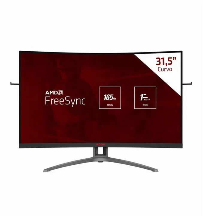 Monitor Gamer Curvo 31,5" AOC Agon AG323FCXE Tela Widescreen, Full HD,165Hz