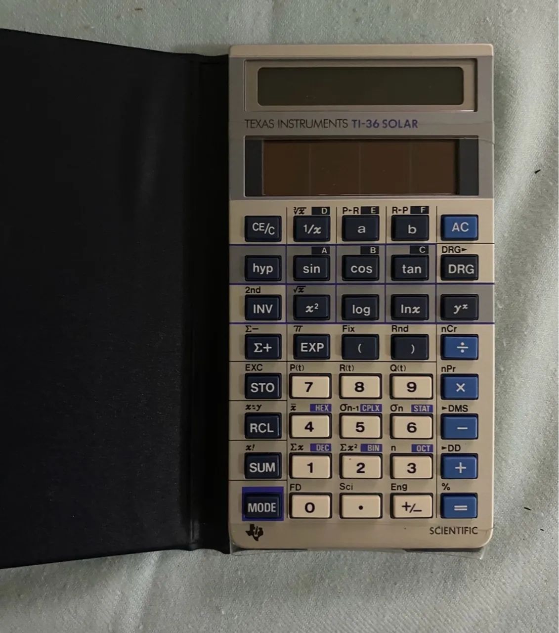 Calculadora científica Texas Instruments TI-36 Solar (Com manual de instruções e Caixa) - Foto 5