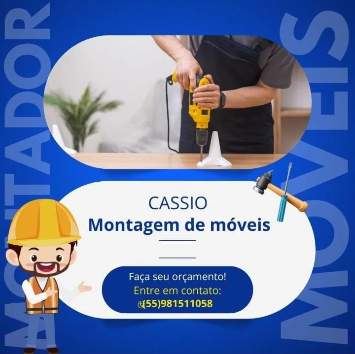 Montagem de móveis - profissional experiente