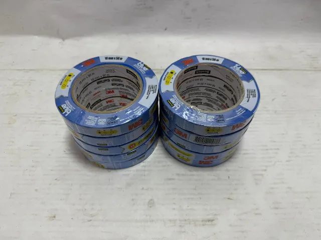 8x Fita Crepe Alta Performance 3M Blue Scotch 18mm x 50 Metros - Foto 2