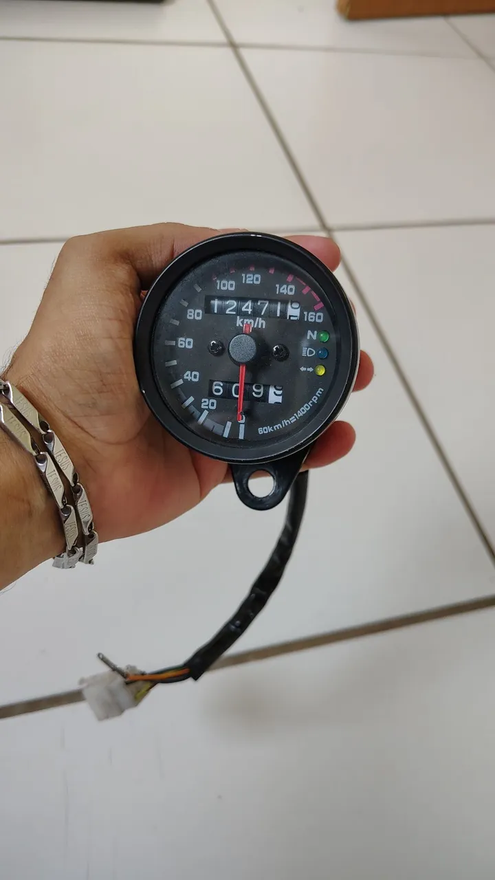 Velocímetro analógico universal para motos