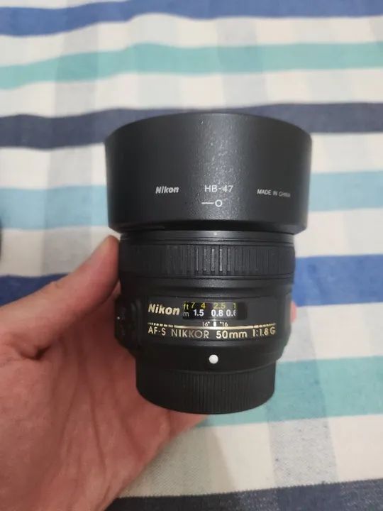 Lente Nikon 50mm f/1.8G AF-S Nikkor