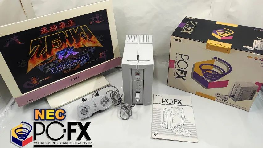 Nec Pc Fx Completo Na Caixa Serial Batendo + Jogo Lacrado
