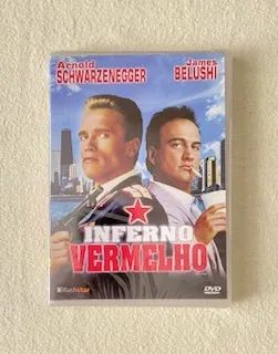 DVD LACRADO: Inferno Vermelho (Com Arnold Schwarzenegger e James Belushi)