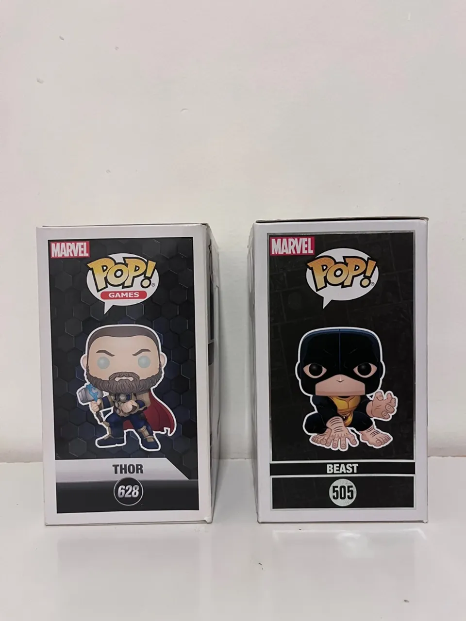 Funko Pop Marvel Thor e Beast - Coleção Exclusiva