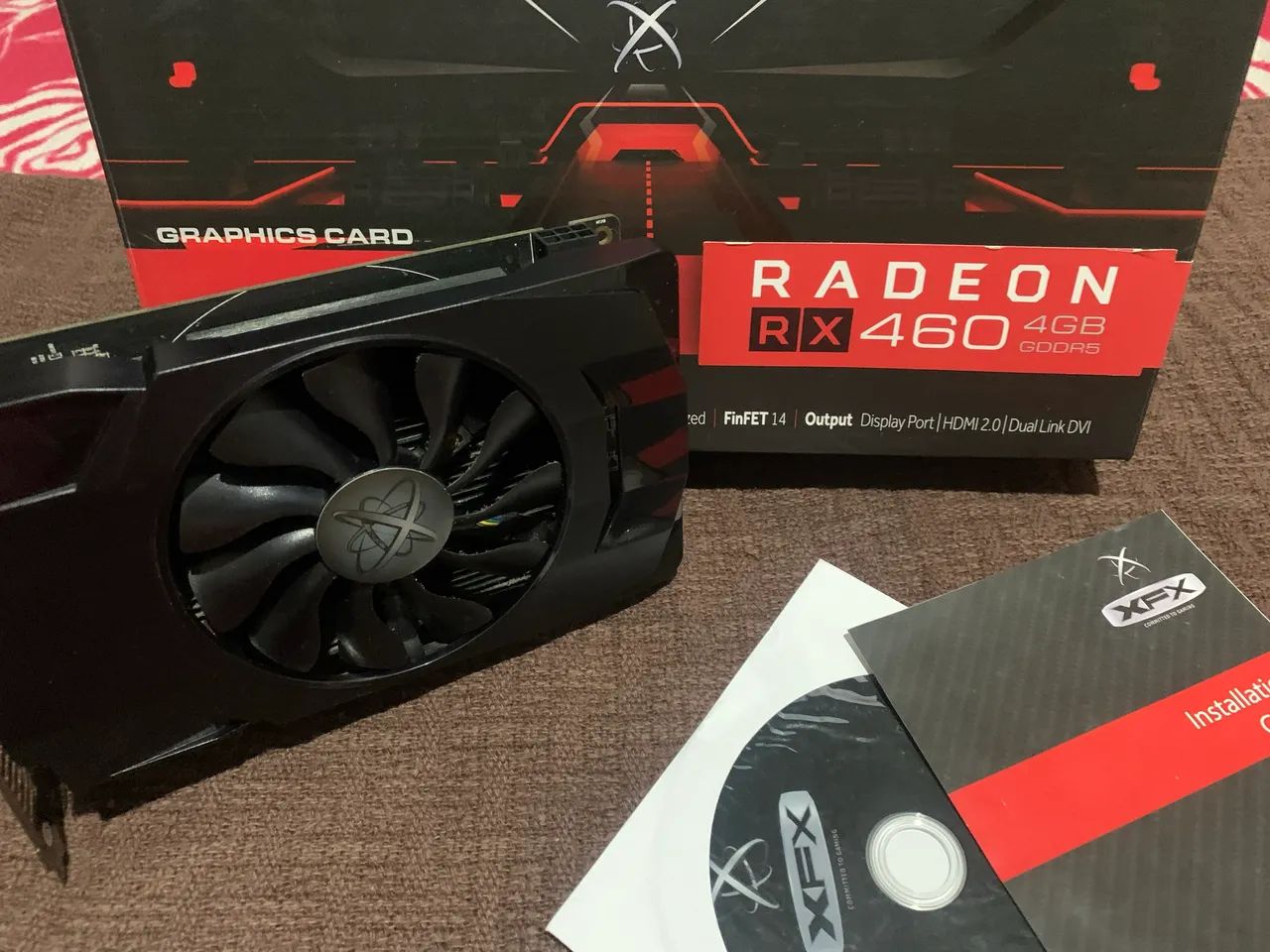 Placa de vídeo RX 460 4gb