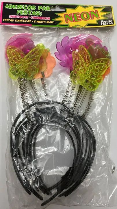 Tiara neon para festas (carnaval e demais) - Foto 3