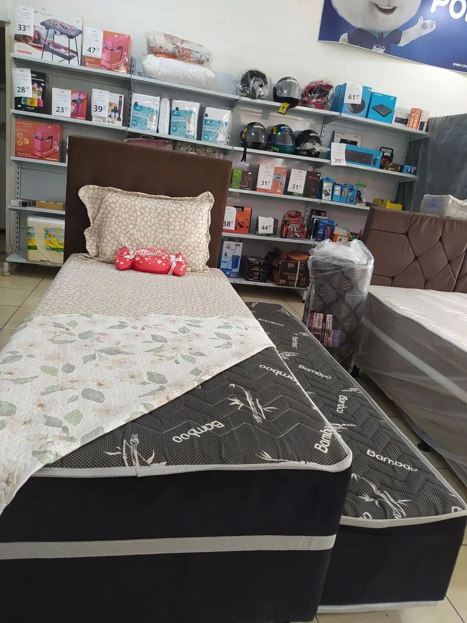 Cama Box com auxiliar