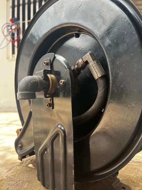 Carretel de mangueiras pneumático Retrátil.