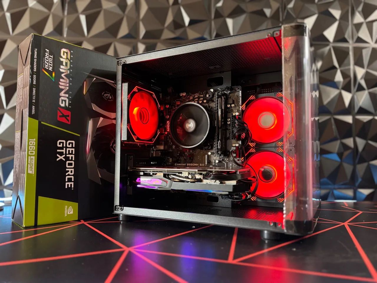 PC Gamer Ryzen 5 com GTX 1660super RGB