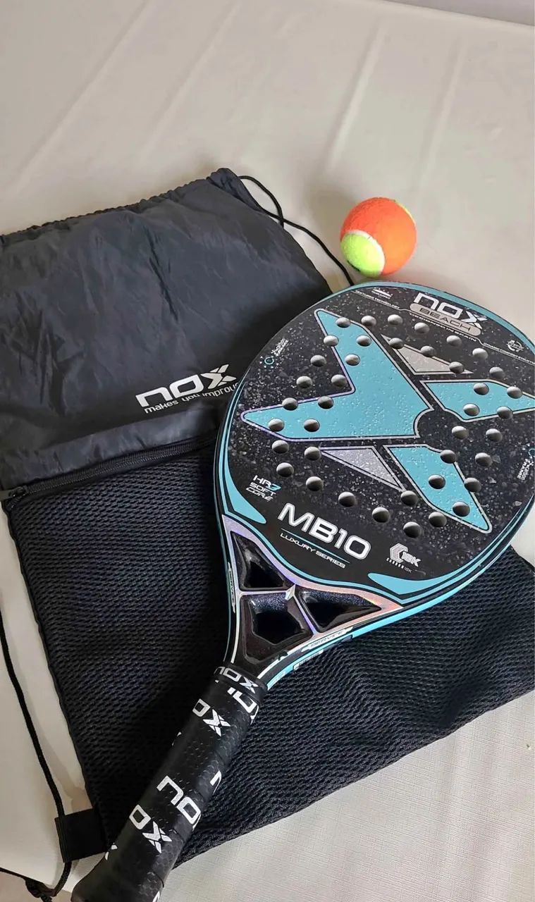 Raquete de Beach Tennis Nox MB10 - usada 