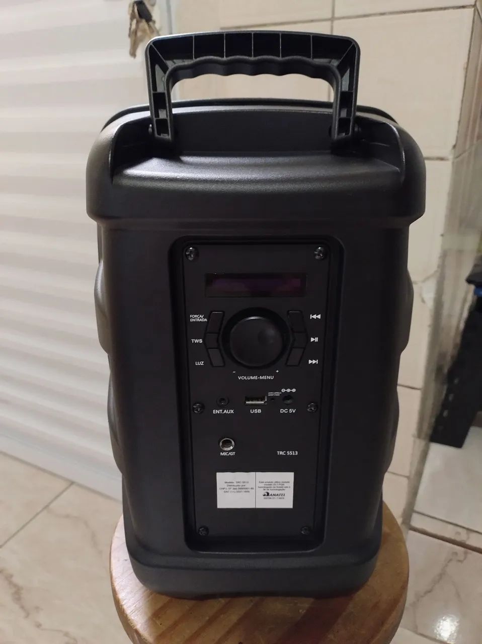 Caixa de som 130 watts rms com Bluetooth e pen drive rádio - Foto 4