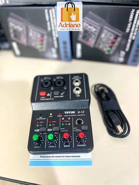 Mesa de som placa de áudio teyun interface de áudio