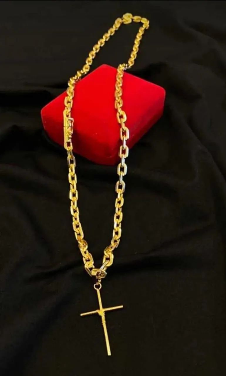 Corrente banhado a Ouro 18k - Foto 3