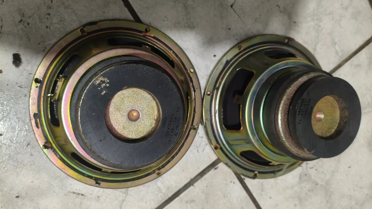 Aiwa t99 par de sub Woofer 8 polegadas monstro  - Foto 4