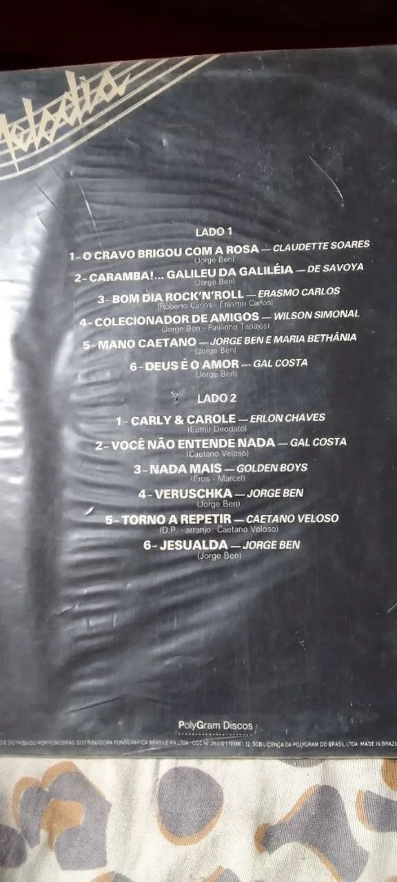 Disco de Vinil Rock Melodia samba rock - Foto 2