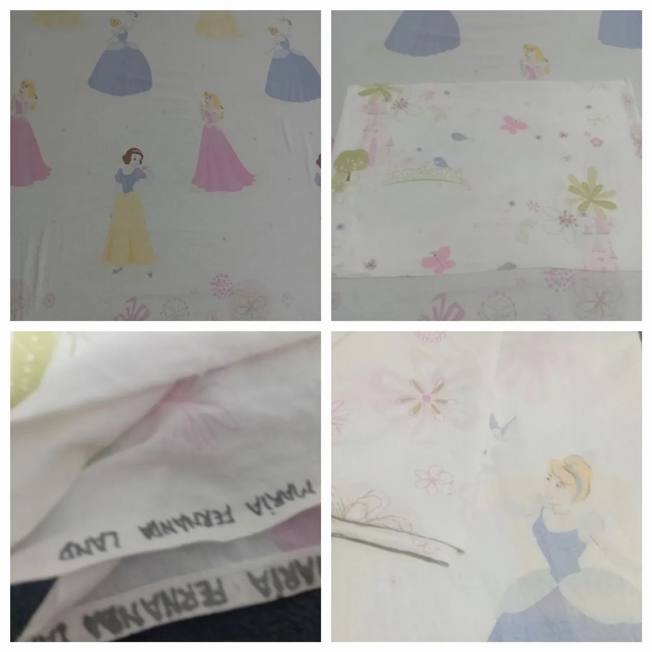 Jogo de Cama Infantil Princesas Disney  - Foto 2