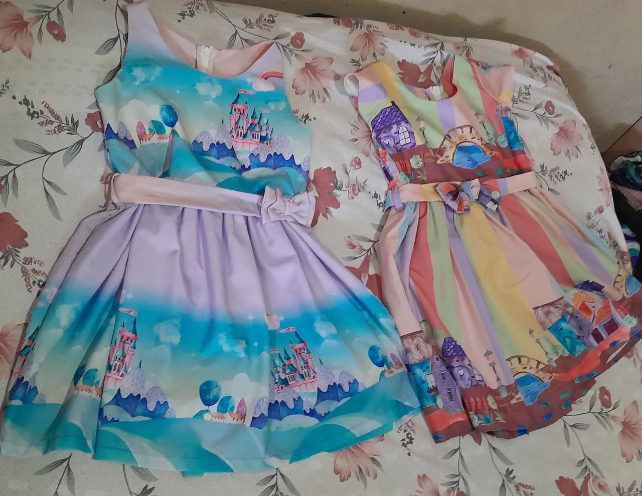 Lote vestido tamanho 6 a 8 anos  - Foto 2