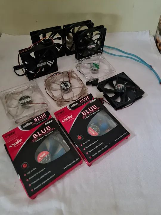 Vendo Fans (ventoinhas) de 120mm e 80mm para computador