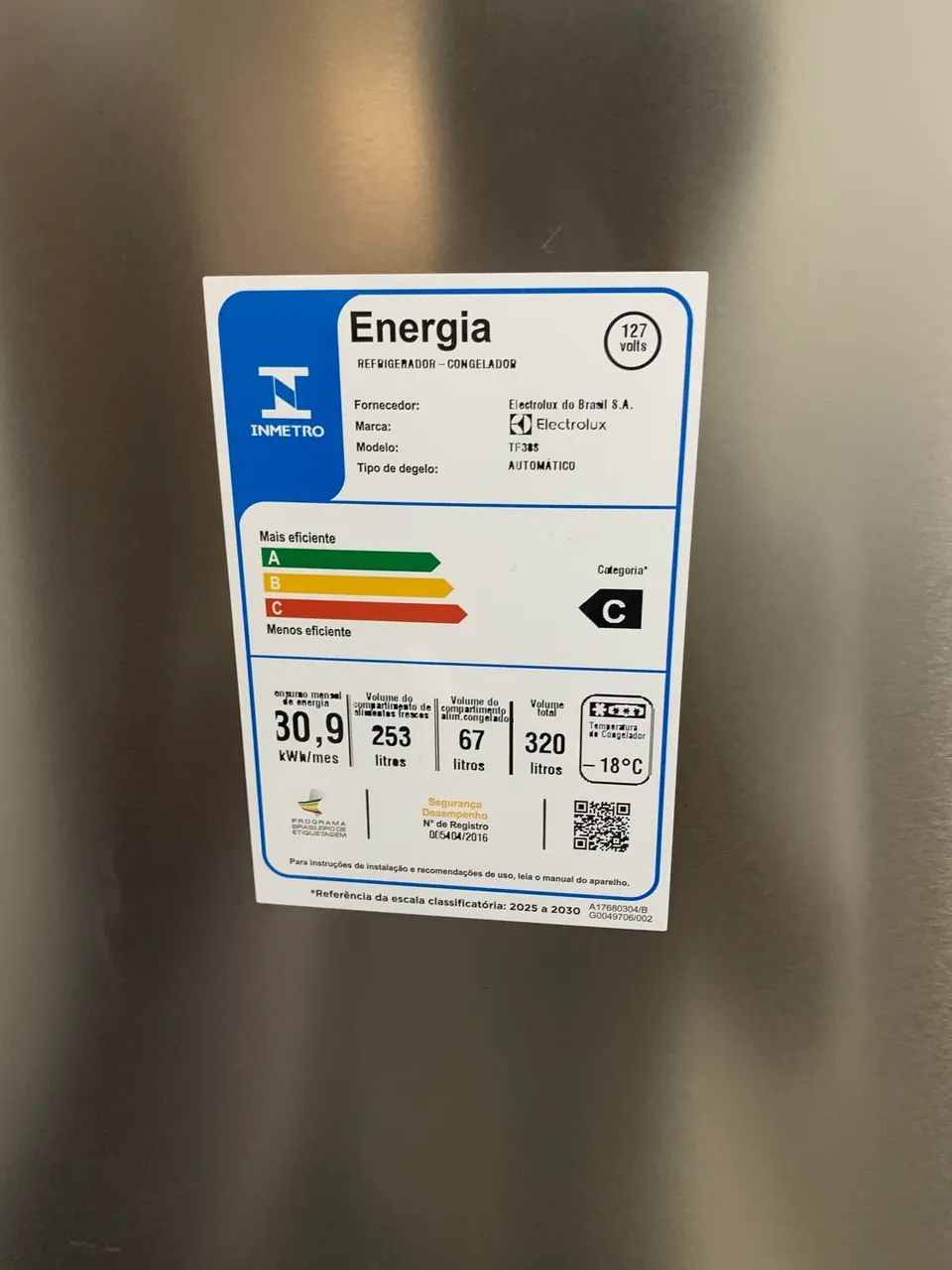 Geladeira Electrolux