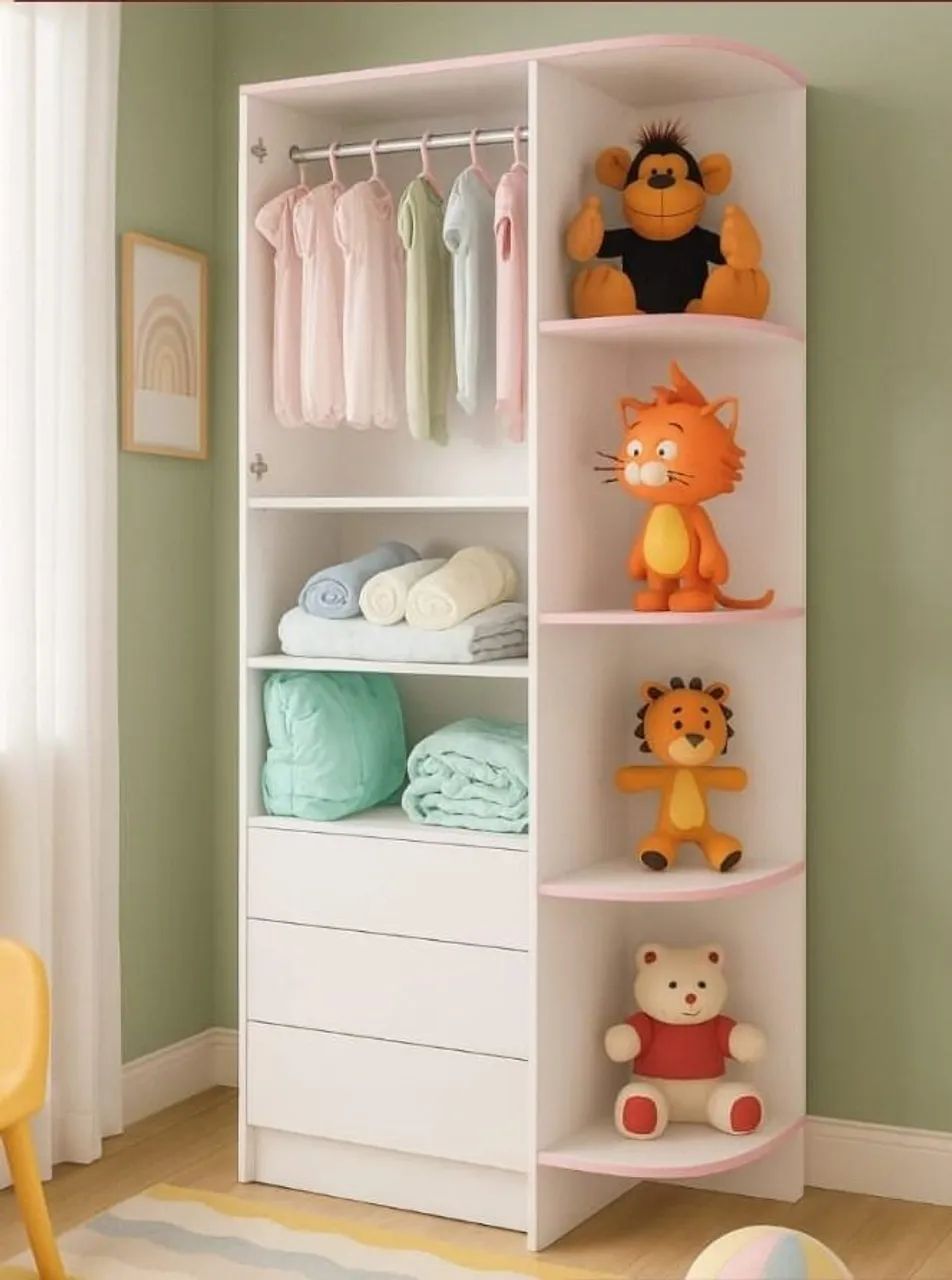 Roupeiro infantil em mdf