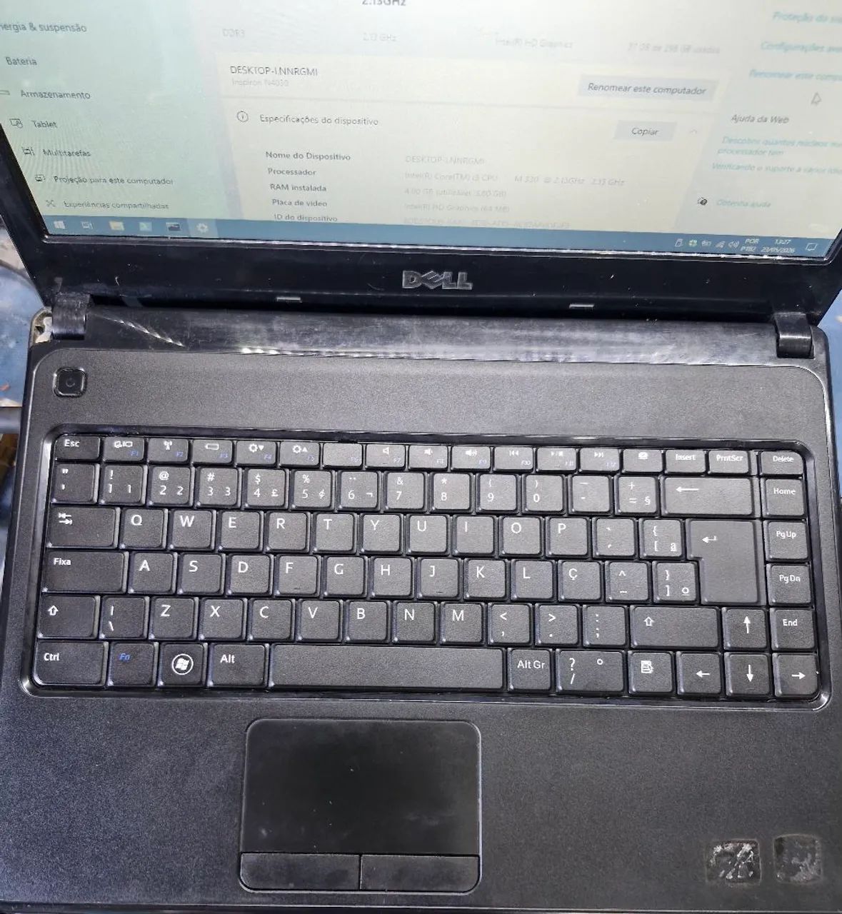 Notebook Dell Inspiron N4030, I3, 4gb, HD 320 - Foto 2