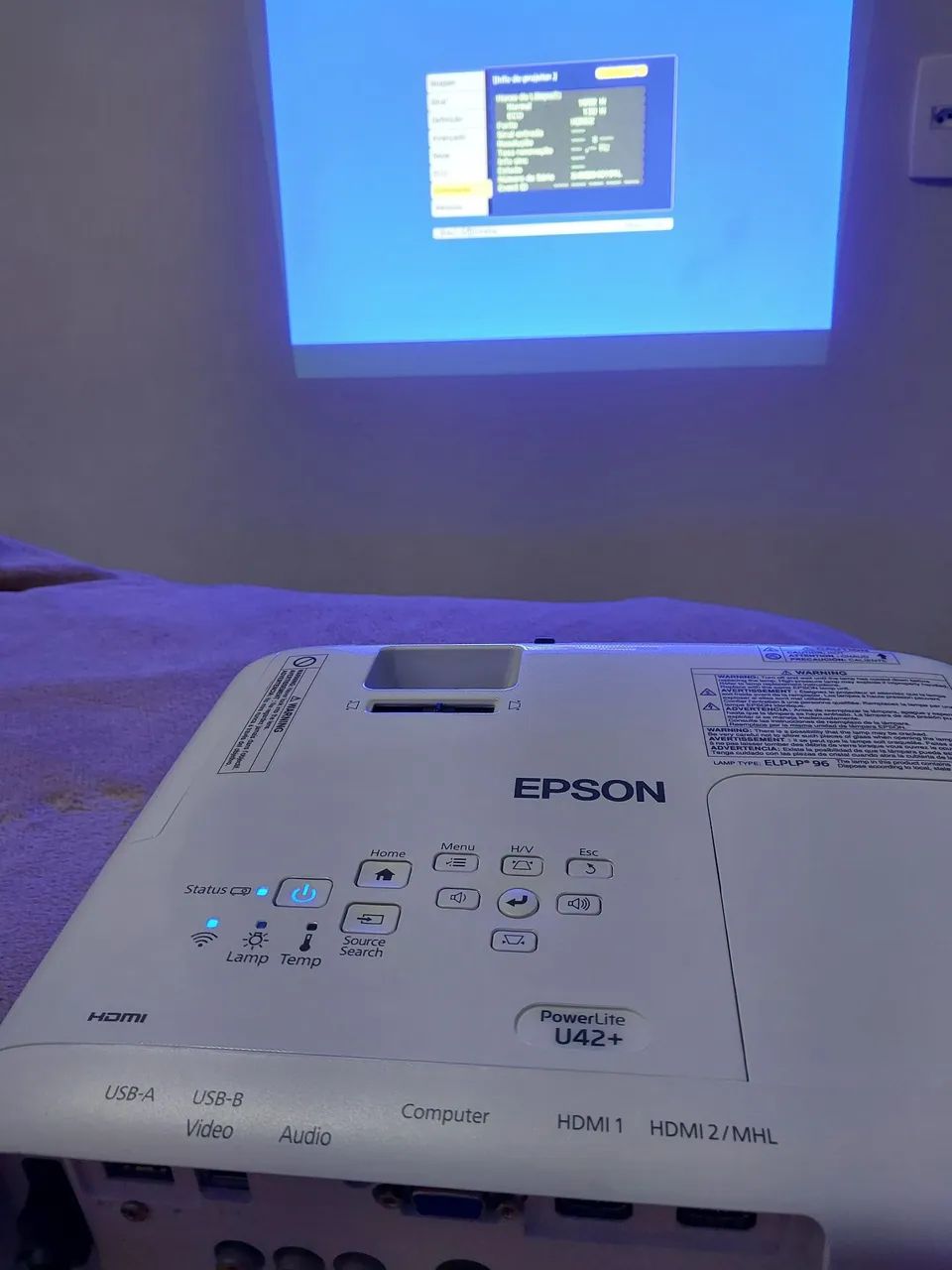 Projetor epson PowerLite u42+ - Foto 4