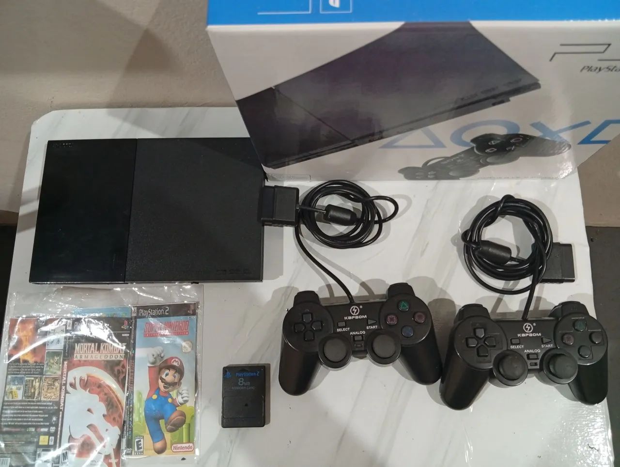 Playstation 2 completo com caixa e 2 controles - Foto 2