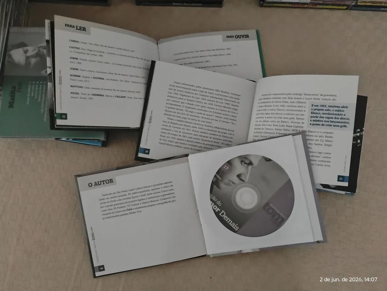 CDs Livretos Tom Jobim unidade - Foto 5
