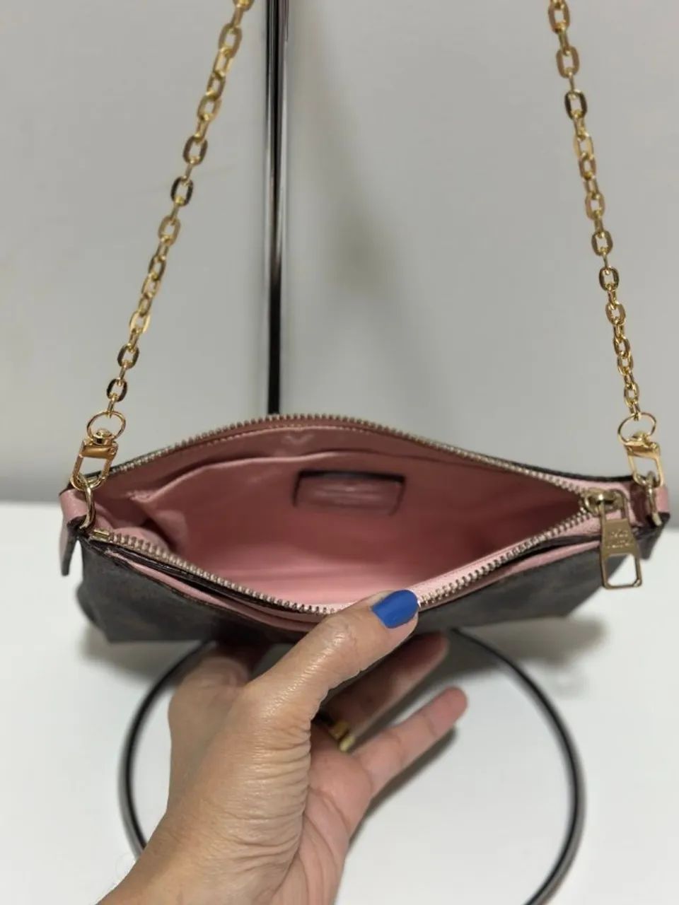 bolsa louis vuitton monogram pallas clutch - Foto 4
