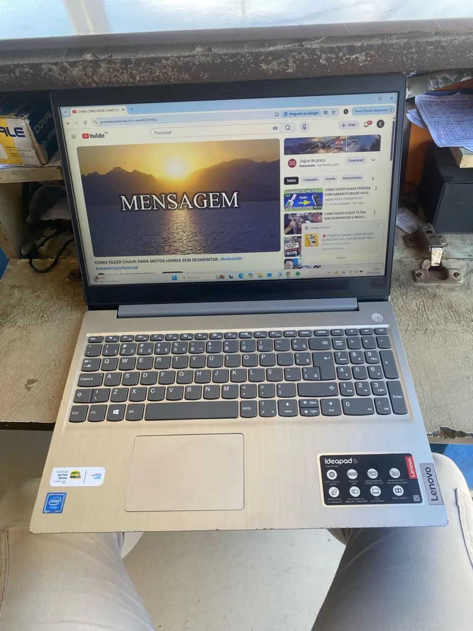 Notebook a venda 