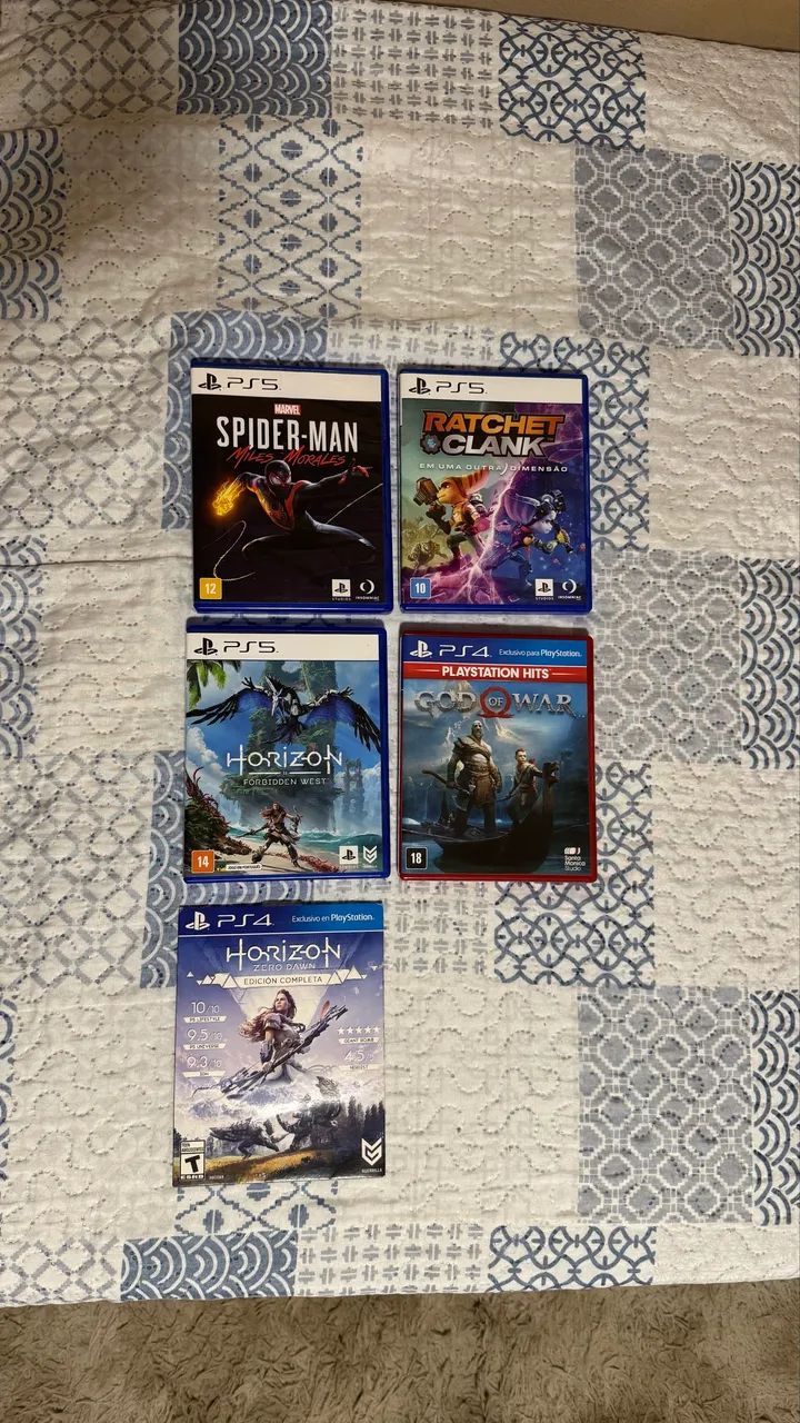 Jogos de ps5 e ps4