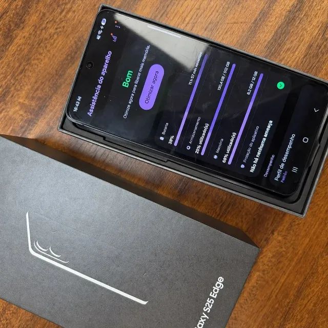 Samsung Galaxy S25 Edge 512GB 12GB RAM - Caixa - Impecável - Foto 3