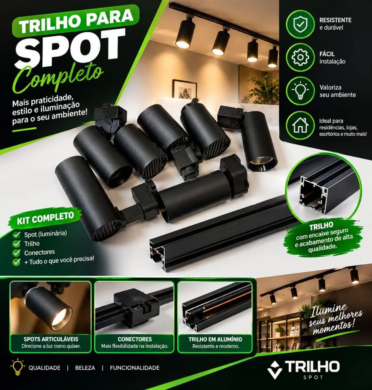 Kit Spot com Trilho