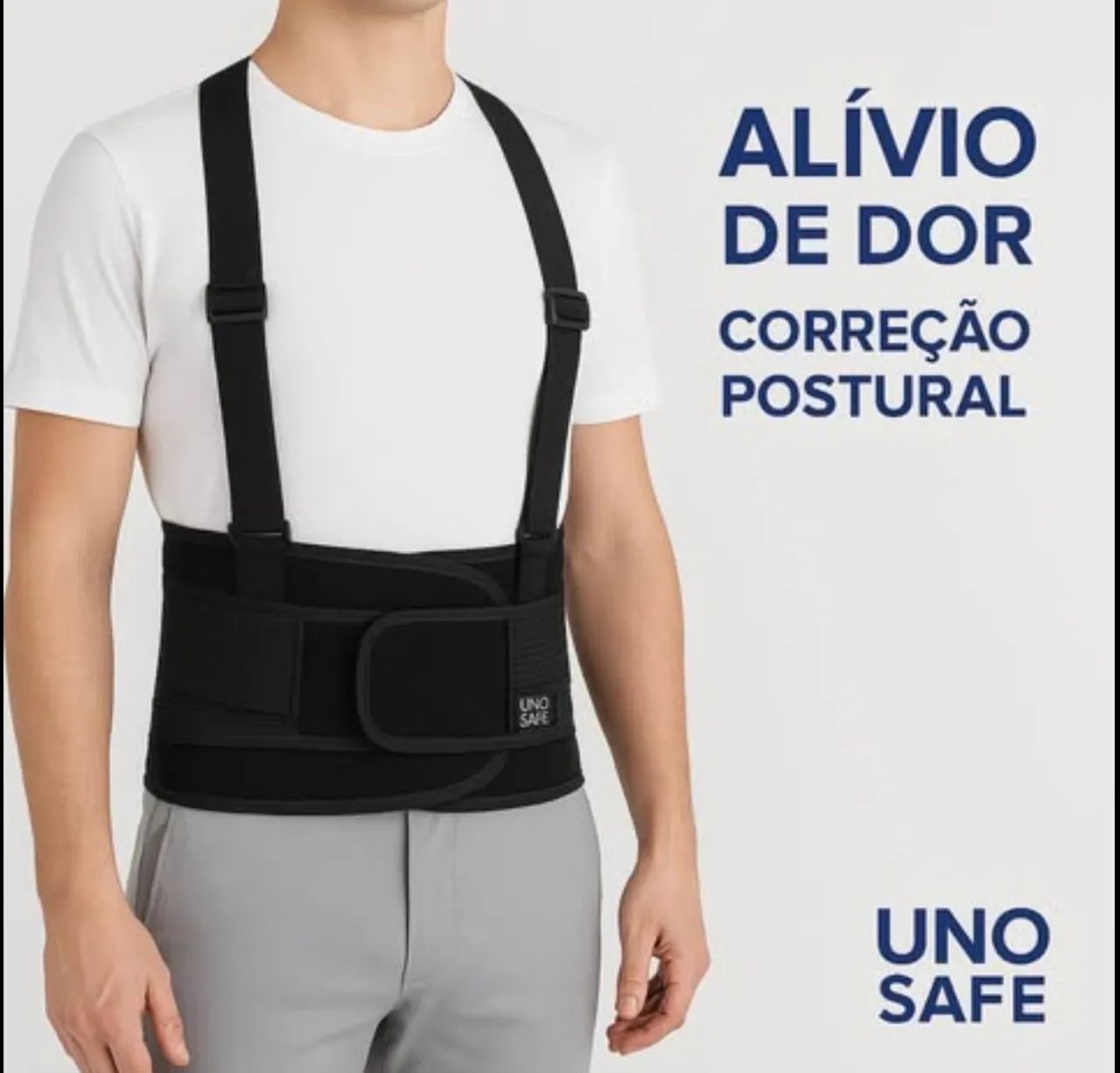 Cinta Lombar Faixa Abdominal Colete Lombar  P/ Coluna - Foto 2