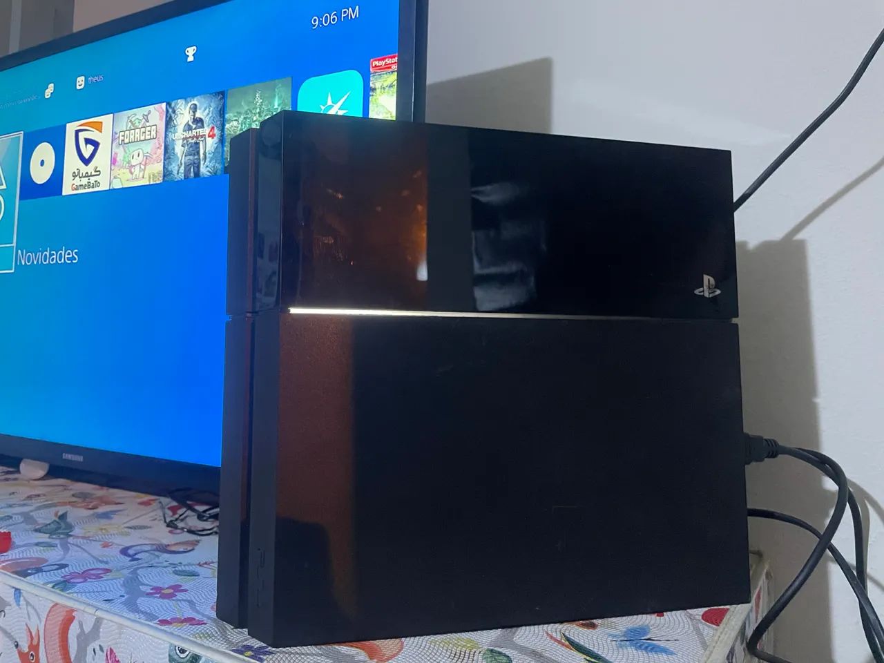 Playstation 4 Desbloqueado + 6 jogos físicos - Foto 3